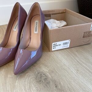 Steve Madden Mauve Patent Heels